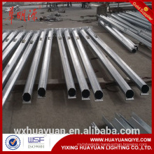 Street octagonal folding galvanized steel poles for lights